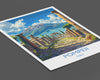 Pompeii Travel Poster Wall Art, Travel Print of Pompeii, Pompeii Art Lovers Gift, Italy, Italian Art Gift