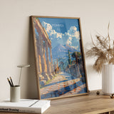 Pompeii Travel Print Wall Art, Travel Poster of Pompeii, Pompeii Art Lovers Gift, Italy, Italian Art Gift NQ Media Designs
