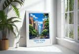 New York Travel Print Wall Art, Travel Poster of New York , New York Art Lovers Gift, USA Art Gift NQ Media Designs