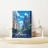 New York Travel Poster Wall Art, Travel Print of New York , New York Art Lovers Gift, USA Art Gift