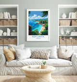 Koh Lanta Travel Print, Travel Poster of Koh Lanta, Thailand, Koh Lanta Art Lovers Gift, Wall Art Print NQ Media Designs
