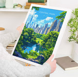 Central Park New York Travel Poster Wall Art, Travel Print of Central Park, New York , New York Art Lovers Gift, USA Art Gift NQ Media Designs
