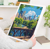 Central Park New York Travel Poster Wall Art, Travel Print of Central Park, New York , New York Art Lovers Gift, USA Art Gift NQ Media Designs
