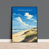 Winterton Beach Print Wall Art, Travel Poster of Winterton Beach, Norfolk, England, Winterton Beach Gift, Norfolk Art Gift, Wall Art Print NQ Media Designs