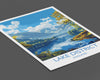 Lake District Travel Print Wall Art, Travel Poster of Lake District, Lake District Art Lovers Gift, English Countryside