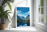 Lake District Travel Poster Wall Art, Travel Print of Lake District, Lake District Art Lovers Gift, English Countryside NQ Media Designs
