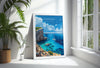 Formentera Travel Poster, Travel Print of Formentera, Balearic Islands Art Lovers Gift, Formentera Wall Art