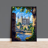 London Travel Poster Wall Art, Travel Print of London, London Art Lovers Gift, Tower of London Art Gift NQ Media Designs