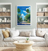 Orlando Travel Poster, Travel Print of Orlando, Orlando Art lovers Gift,Florida Art Gift,USA Wall Art Print