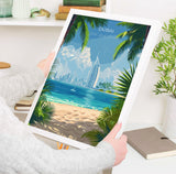 Dubai Travel Poster, Travel Print of Dubai, Dubai Art lovers Gift, UAE Wall Art Gift NQ Media Designs