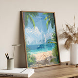 Dubai Travel Poster, Travel Print of Dubai, Dubai Art lovers Gift, UAE Wall Art Gift NQ Media Designs