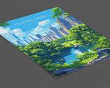 Central Park New York Travel Poster Wall Art, Travel Print of Central Park, New York , New York Art Lovers Gift, USA Art Gift NQ Media Designs