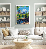 Central Park New York Travel Poster Wall Art, Travel Print of Central Park, New York , New York Art Lovers Gift, USA Art Gift NQ Media Designs