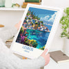 Lesbos Travel Print, Travel Poster of Lesbos, Greece Gift, Greek Islands Art Lovers Gift, Lesbos Gift Art, Wall Art Print