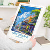 New Orleans Travel Print Wall Art, Travel Poster of New Orleans, New Orleans Art Lovers Gift, USA Art Gift
