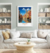 Girona Travel Print, Travel Poster of Girona, Spain Poster, Girona Art Lovers Gift, Spain Art