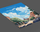 Statesville Travel Poster Wall Art, Travel Print of Statesville, Statesville Art Lovers Gift, North Carolina USA Art Gift NQ Media Designs