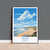 Bude Travel Print, Travel Poster of Bude, England, Cornwall Art, Bude Art Lovers Gift, Wall Art Print