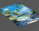 Belize Travel Poster, Travel Print of Belize, Central America Poster, Belize Wall Art Lovers Gift NQ Media Designs