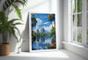 Orlando Travel Poster, Travel Print of Orlando, Orlando Art lovers Gift,Florida Art Gift,USA Wall Art Print