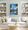 Orlando Travel Poster, Travel Print of Orlando, Orlando Art lovers Gift,Florida Art Gift,USA Wall Art Print