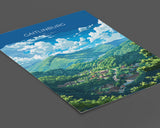Gaitlinburg Travel Poster Wall Art, Travel Print of Gaitlinburg, Gaitlinburg Art Lovers Gift, Tennessee, USA Art Gift NQ Media Designs