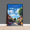 Hounslow Travel Poster, Travel Print of Hounslow, Middlesex Poster, Hounslow Art Gift, London Art Lovers UK Travel Gift NQ Media Designs