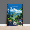 Honduras Travel Poster, Travel Print of Honduras, Central America Poster, Honduras Wall Art Lovers Gift NQ Media Designs