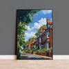Sheen Travel Poster, Travel Print of Sheen, Surrey Poster, Sheen Art Gift, London Art Lovers UK Travel Gift NQ Media Designs