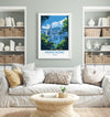 Hong Kong Travel Print, Travel Poster of Hong Kong, Hong Kong Art lovers Gift, China Wall Art Gift