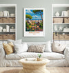 Barcelona Travel Print, Travel Poster of Barcelona, Spain Poster, Barcelona Wall Art Lovers Gift, Spain Art