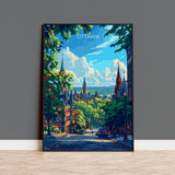 Ottawa Travel Poster, Travel Print of Ottawa , Canada Ontario Gift, Ottawa Art Lovers Gift, Canada Gift Art, Wall Art Print NQ Media Designs