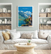 Lake Annecy Travel Print Wall Art, Travel Poster of Lake Annecy, Lake Annecy Art Lovers Gift, France, French Lakes Art Gift
