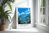 Lake Annecy Travel Poster Wall Art, Travel Print of Lake Annecy, Lake Annecy Art Lovers Gift, France, French Lakes Art Gift NQ Media Designs