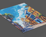 Lima Travel Poster, Travel Print of Lima, Peru Poster, Lima Wall Art Lovers Gift, Peru Wall Art Gift NQ Media Designs