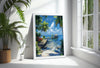 Belize Travel Poster, Travel Print of Belize, Central America Poster, Belize Wall Art Lovers Gift