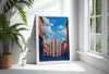 Milan Travel Print Wall Art, Travel Poster of Milan, Milan Art Lovers Gift, Italy, Italian City Art Gift