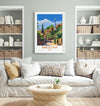 Barcelona Travel Print, Travel Poster of Barcelona, Spain Poster, Barcelona Wall Art Lovers Gift, Spain Art