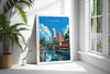 Singapore Travel Poster, Travel Print of Singapore, Singapore Wall Art Lovers Gift, Singapore Art