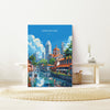 Singapore Travel Poster, Travel Print of Singapore, Singapore Wall Art Lovers Gift, Singapore Art