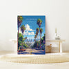 Los Angeles Travel Poster, Travel Print of Los Angeles, California, Los Angeles Art Lovers Gift, USA Gift, Wall Art Print
