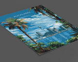 Auckland Travel Poster, Travel Print of Auckland, New Zealand Art Lovers Gift, Auckland Wall Art NQ Media Designs