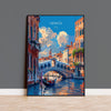 Venice Travel Poster Wall Art, Travel Print of Venice, Italy City Art, Venice Art Lovers Gift, Wall Art Print NQ Media Designs