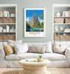 Barcelona Travel Print, Travel Poster of Barcelona, Spain Poster, Barcelona Wall Art Lovers Gift, Spain Art