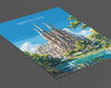 Barcelona Travel Poster, Travel Print of Barcelona, Spain Poster, Barcelona Wall Art Lovers Gift, Spain Art