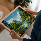 Yosemite Travel Poster Wall Art, Landscape Travel Print of Yosemite, National Park Art, Yosemite Gift, Colorado, USA, Travel Wall Art Gift NQ Media Designs