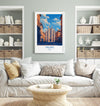 Milan Travel Poster Wall Art, Travel Print of Milan, Milan Art Lovers Gift, Italy, Italian City Art Gift