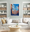 Milan Travel Print Wall Art, Travel Poster of Milan, Milan Art Lovers Gift, Italy, Italian City Art Gift