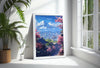 Tokyo Travel Poster, Travel Print of Tokyo, Japan, Asia, Tokyo Art Lovers Gift, Japan Gift, Wall Art Print