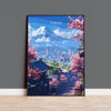 Tokyo Travel Poster, Travel Print of Tokyo, Japan, Asia, Tokyo Art Lovers Gift, Japan Gift, Wall Art Print